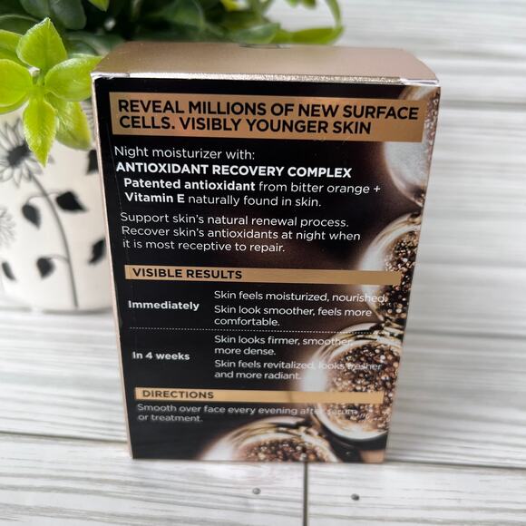 NEW L'OREAL Paris Age Perfect Cell Renewal Antiaging Night Moisturizer 1.7 oz - Picture 5 of 8